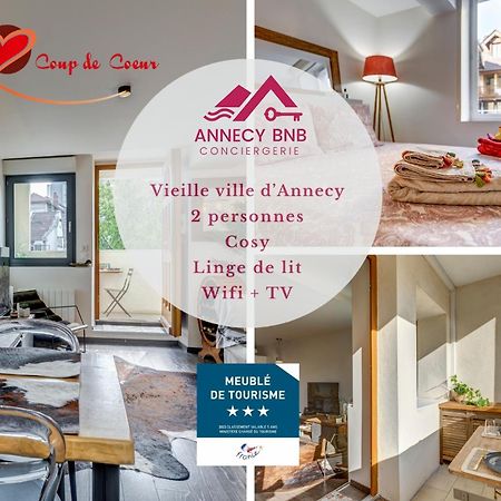 Apartament Le Pura Vida, Hyper Centre Terrasse + Parking Annecy Zewnętrze zdjęcie